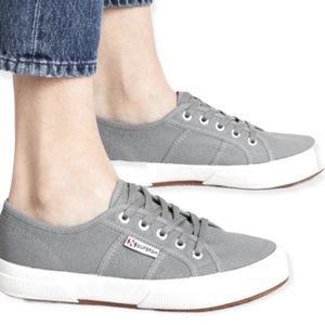 Superga Gray COTU Classic Sneakers size women's 8 / men's 6.5 - grey + white